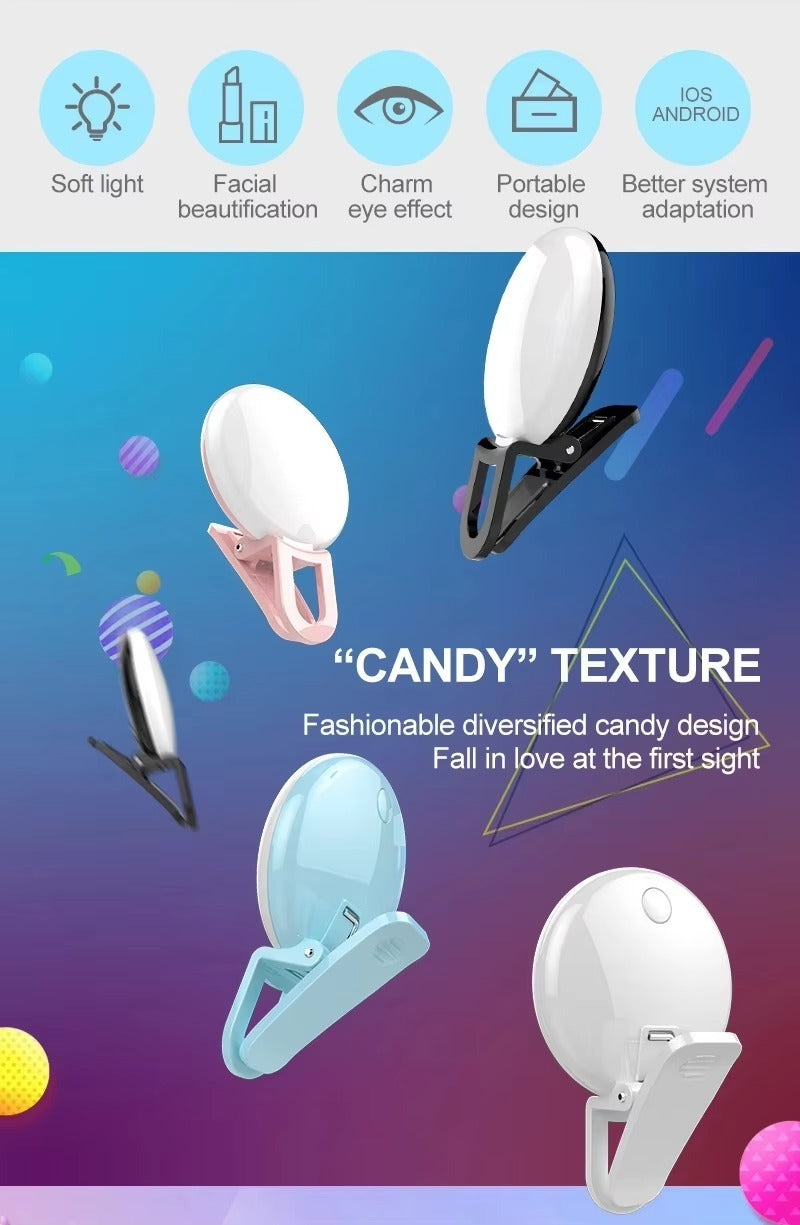 LED Camera Selfie Ring Light