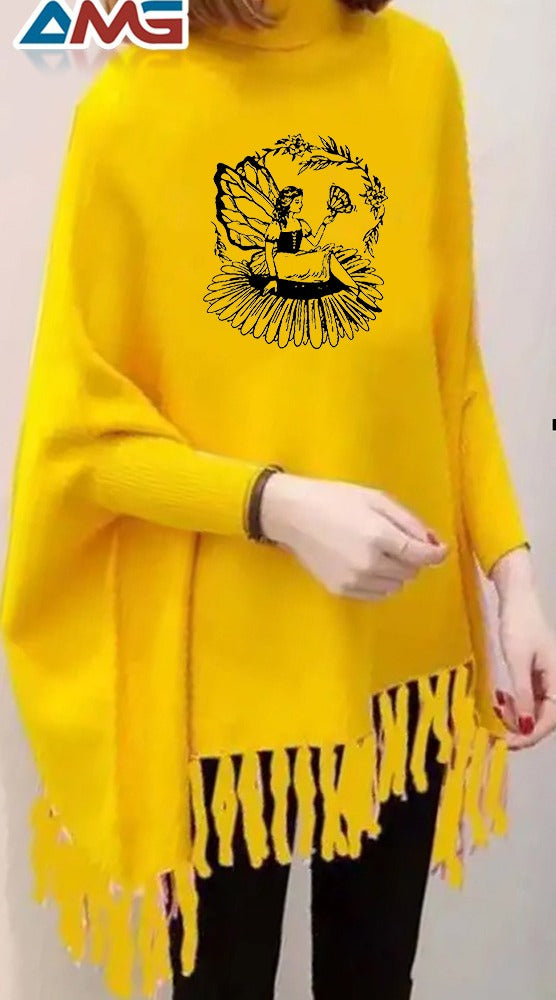 Printed Poncho