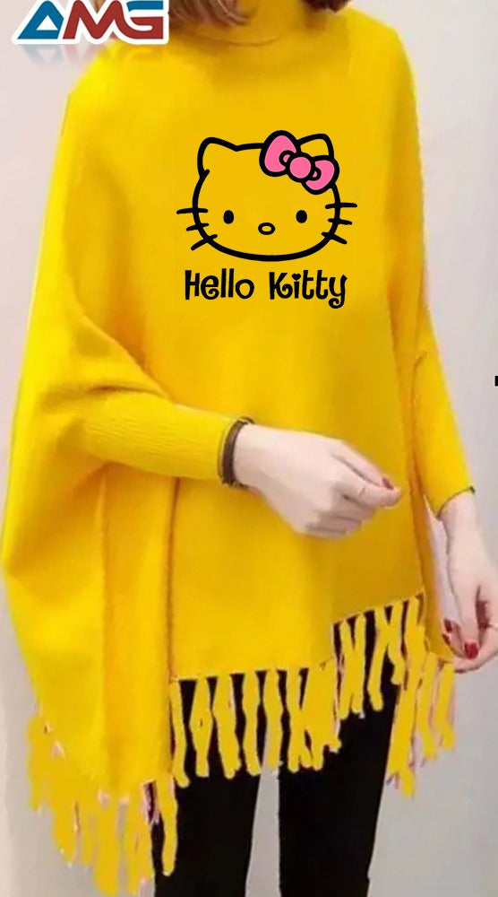Printed Poncho