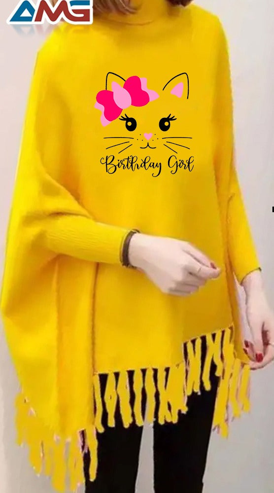 Printed Poncho