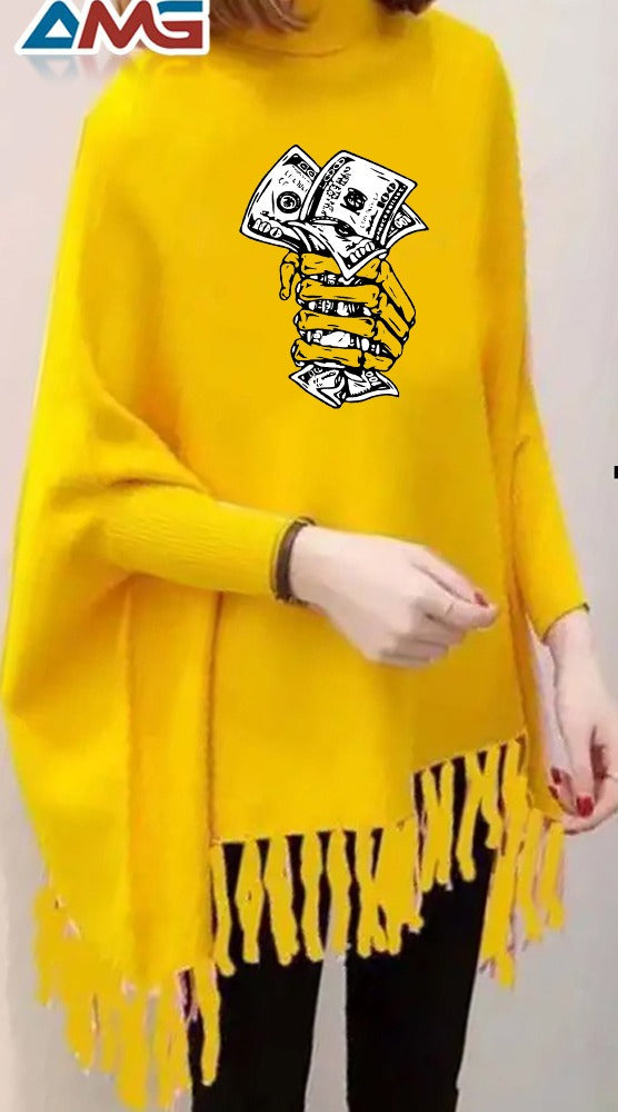 Printed Poncho