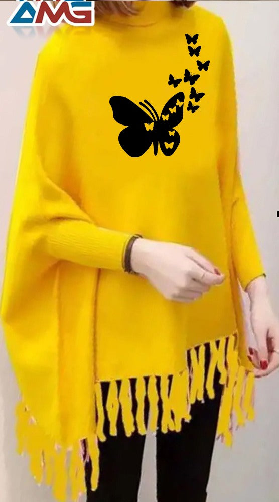 Printed Poncho