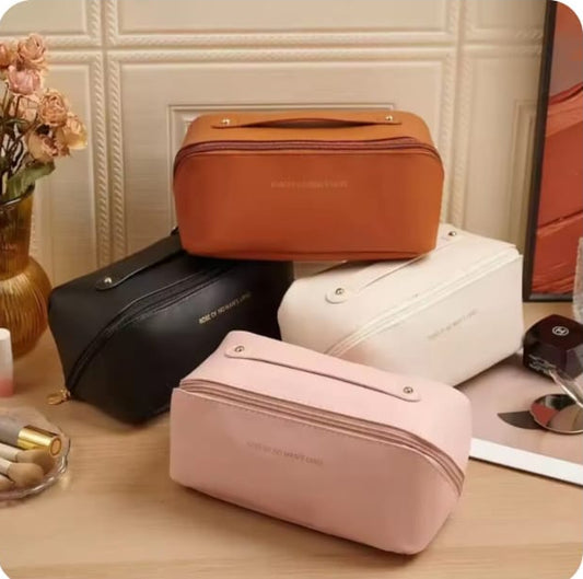 Leather Cosmetic Pouch