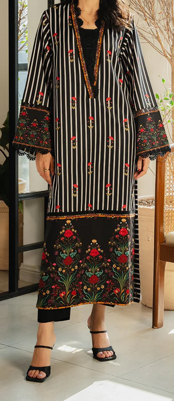 Long 3D Printed 2Pc Suit