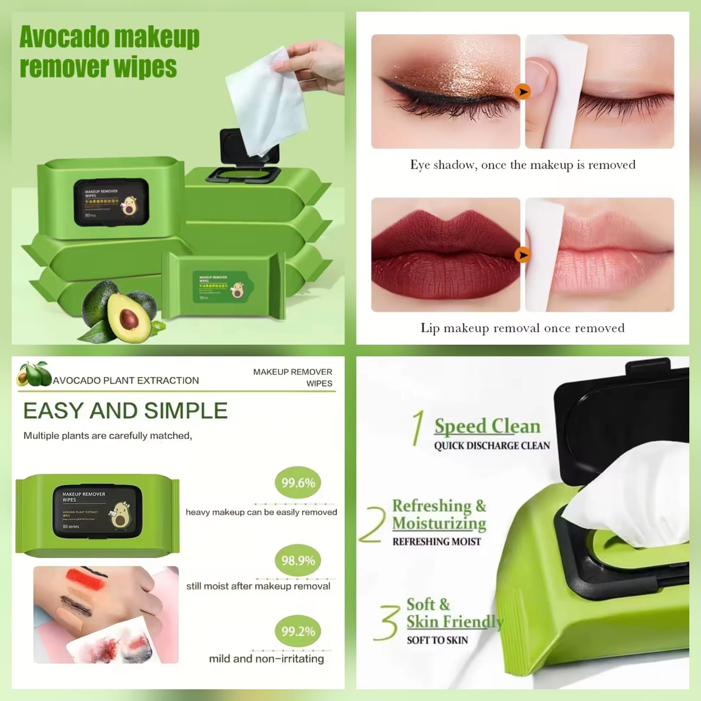 Makeup Remover Wipes – Pack of 3