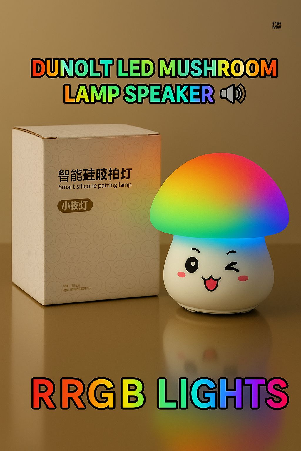 Mashroom Led Speaker Lamp