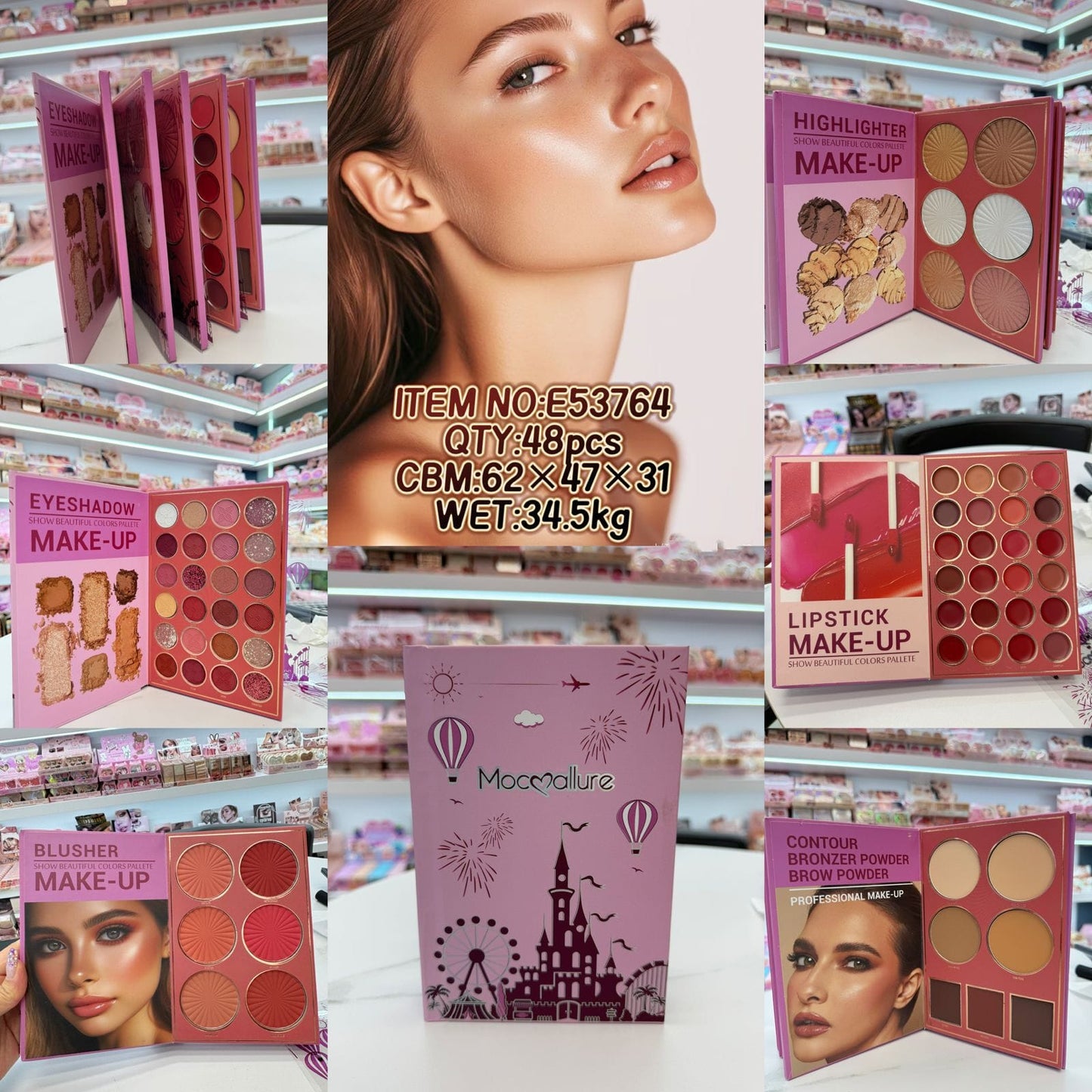 Mocallure 5 in 1 Makeup Book