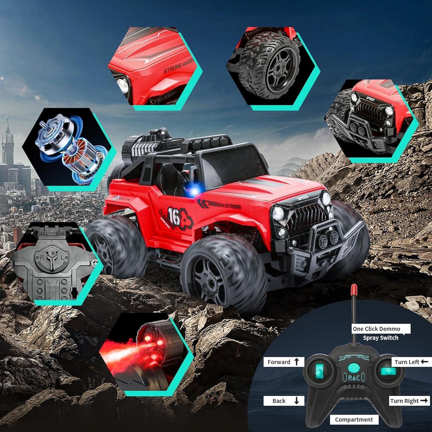 Electric Remote Control Monster Truck
