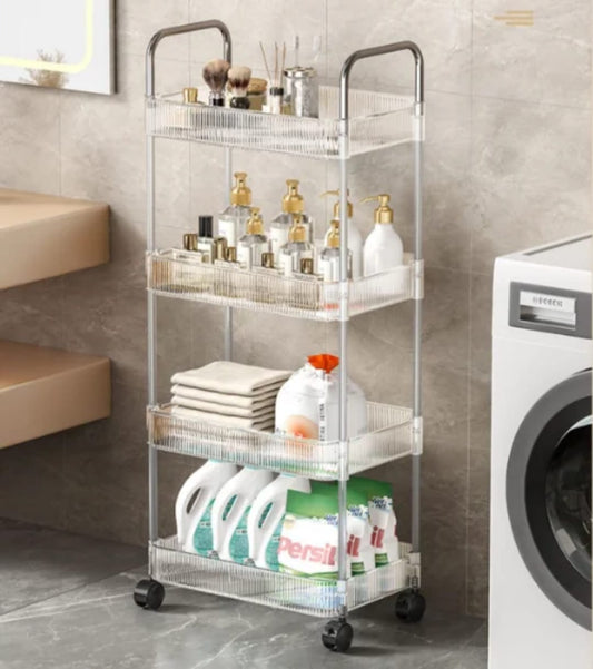 Multi-Layer Storage Trolley Rack