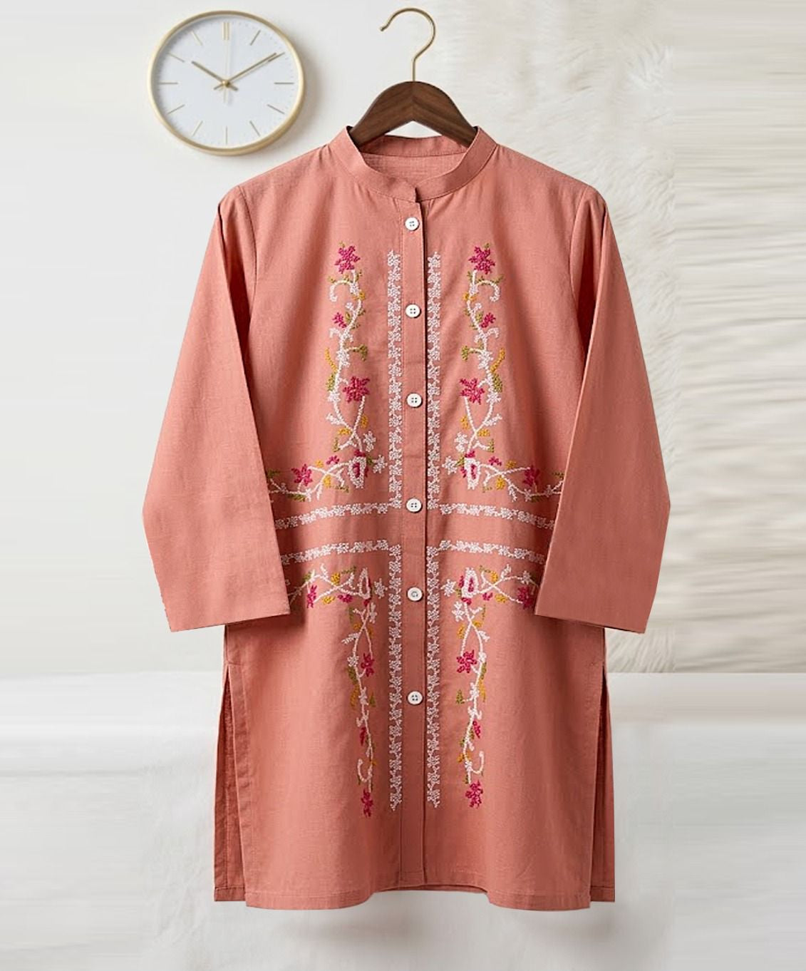 Open Style Embroidery Top
