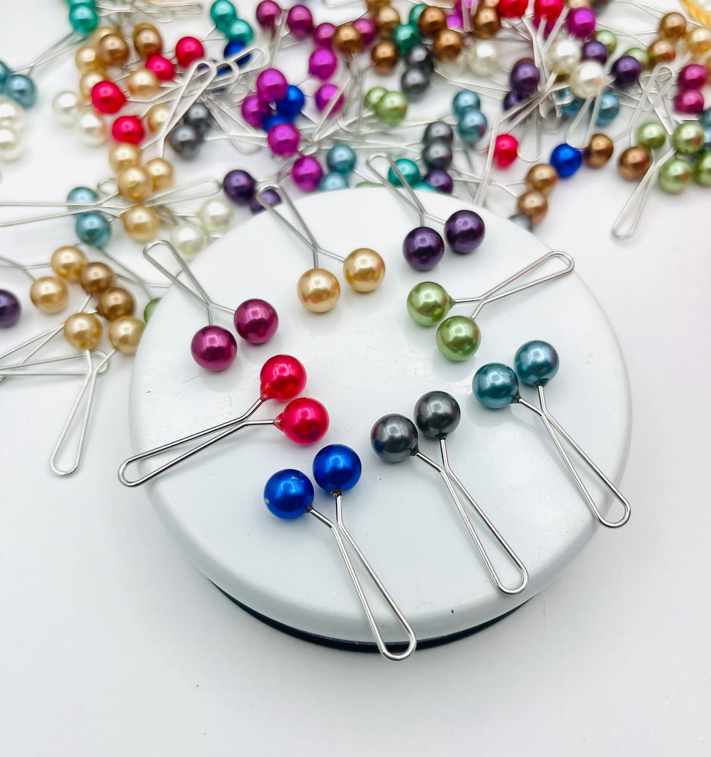 Pearls Hijab Pin