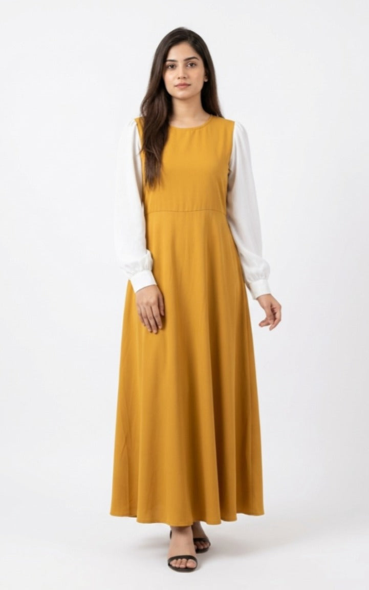 Platted Georgette Maxi