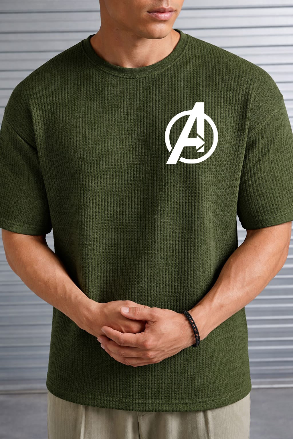 Printed Drop Shoulder