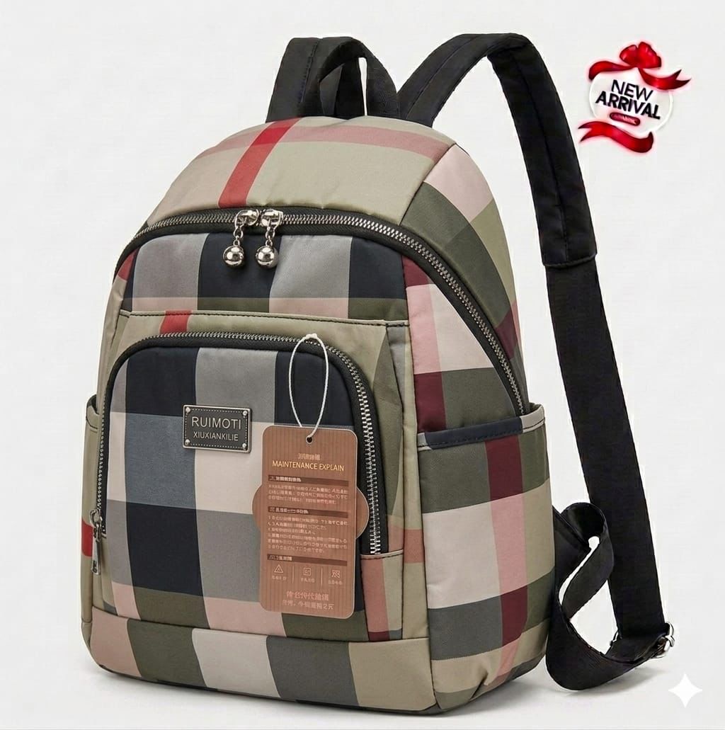 Printed Parachute Backpack