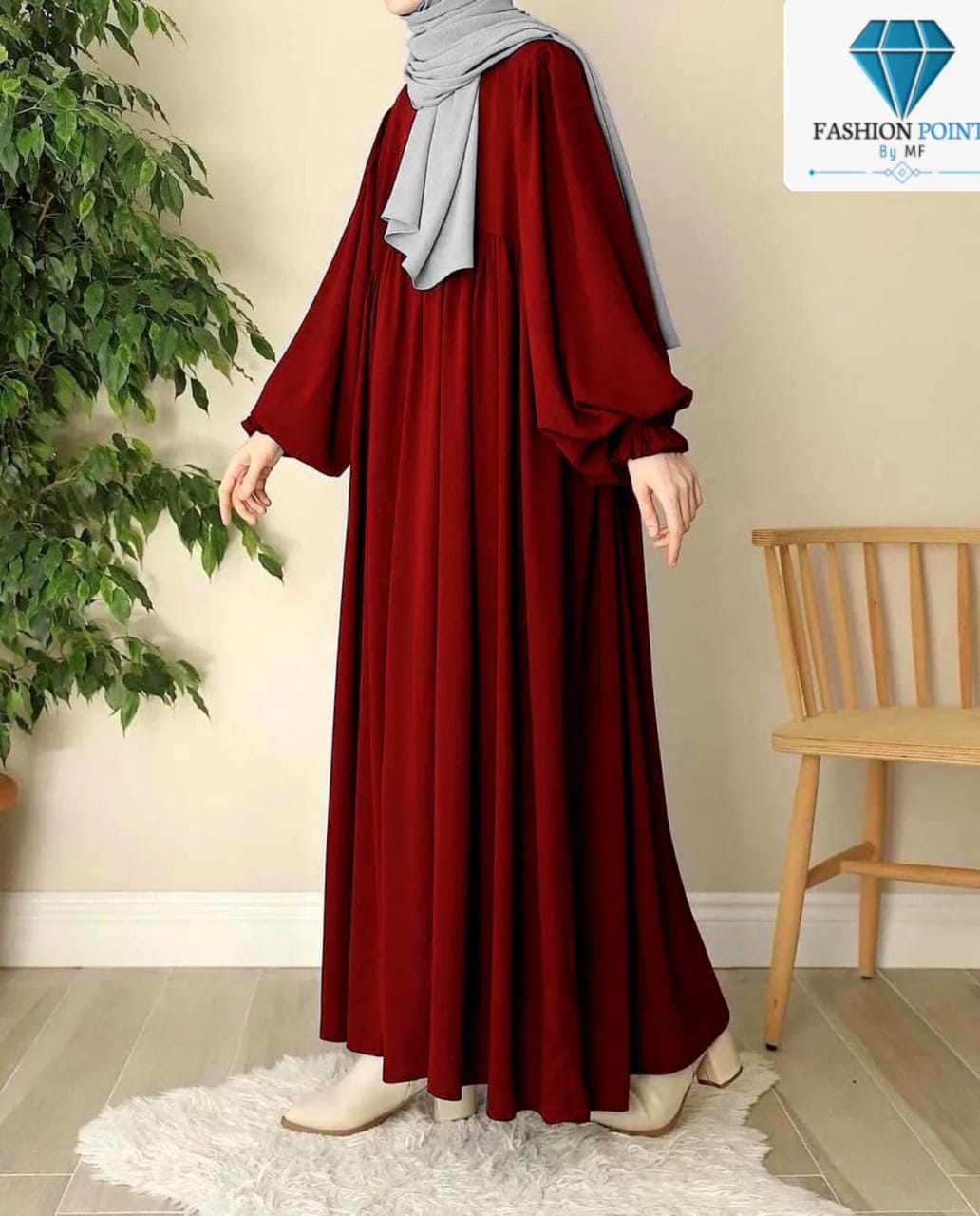 Punch Abaya With Stoller
