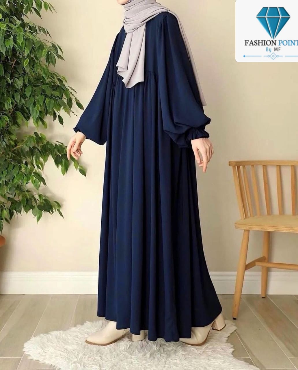 Punch Abaya With Stoller