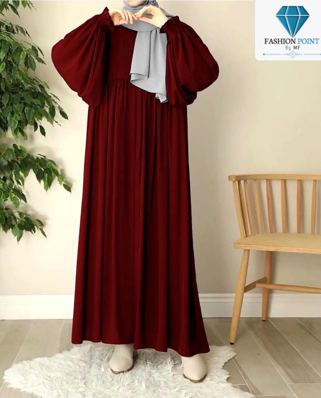 Punch Abaya With Stoller