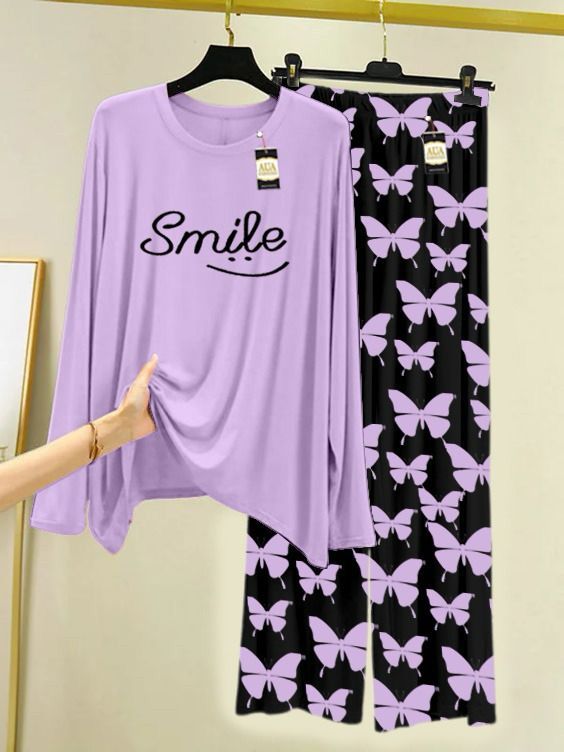 Purple-Night Suit