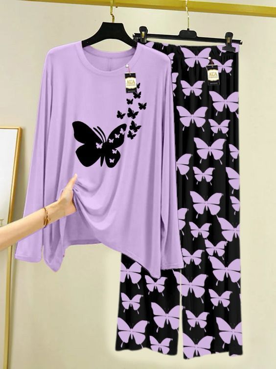 Purple-Night Suit