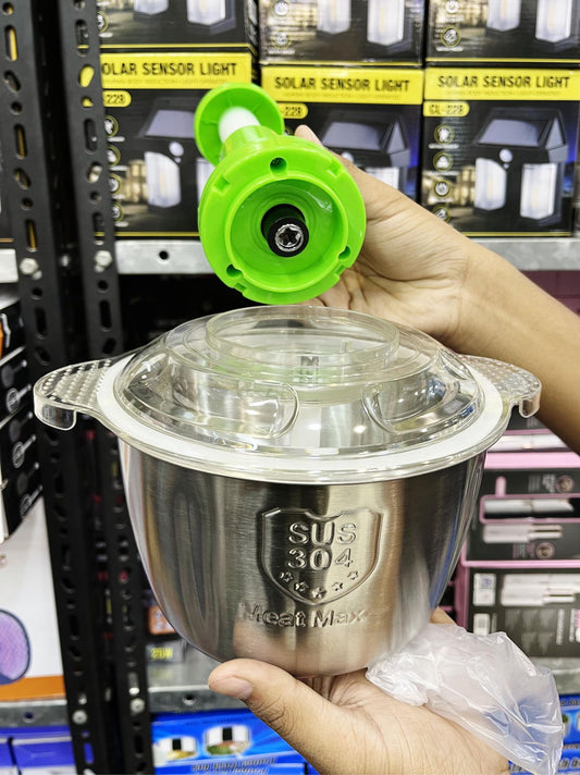 steel bowl push chopper