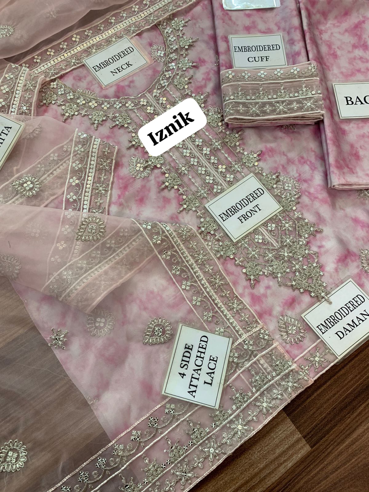 Silk Embroidered Suit