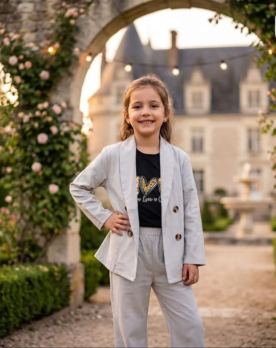 Girls 3-Piece Cotton Suit