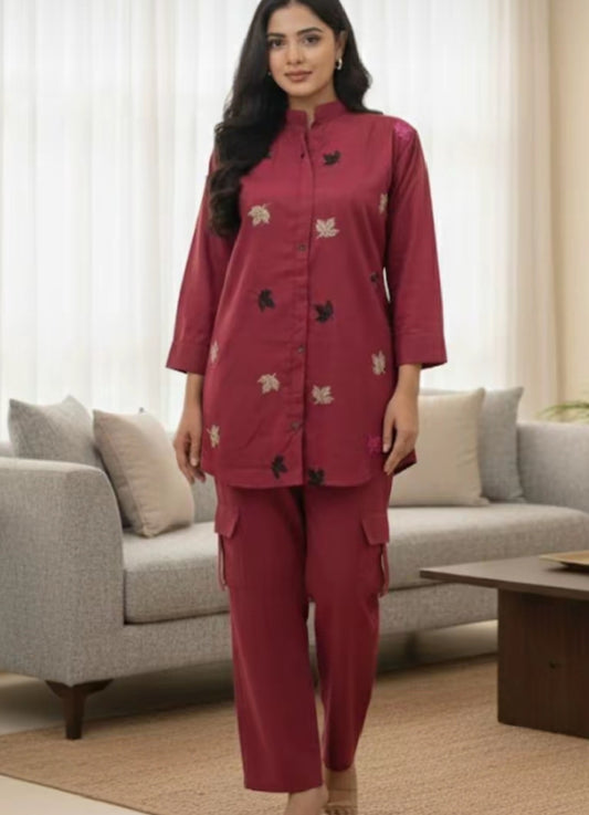 Cargo Style 2 Piece Suit