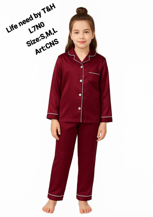 Silk Kids Pajama Shirt