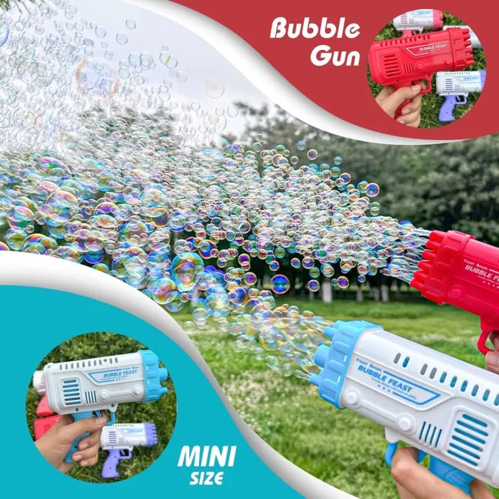 Space Rocket Bazooka Bubble Gun