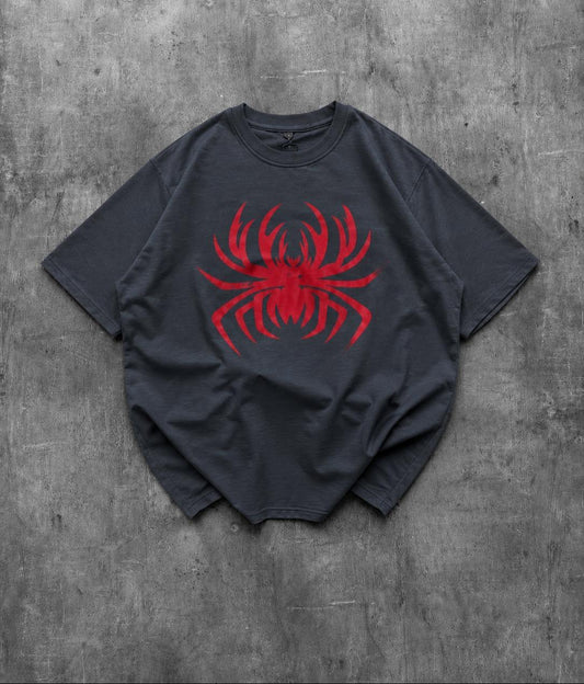 Spider Printed Drop Shoulder