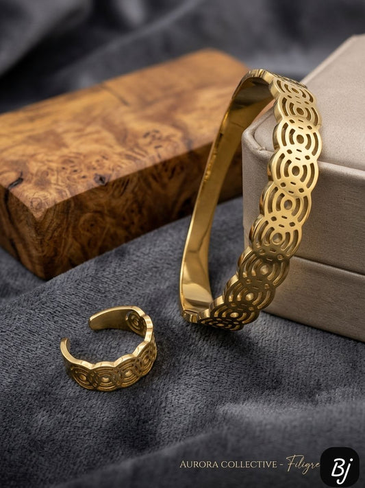 Stainless Steel Handcuffs+Ring