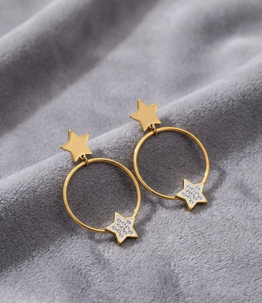 Stainless Steel Waterproof Earrings