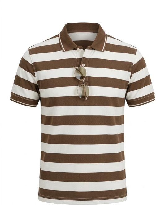 Stripe Printed Polo