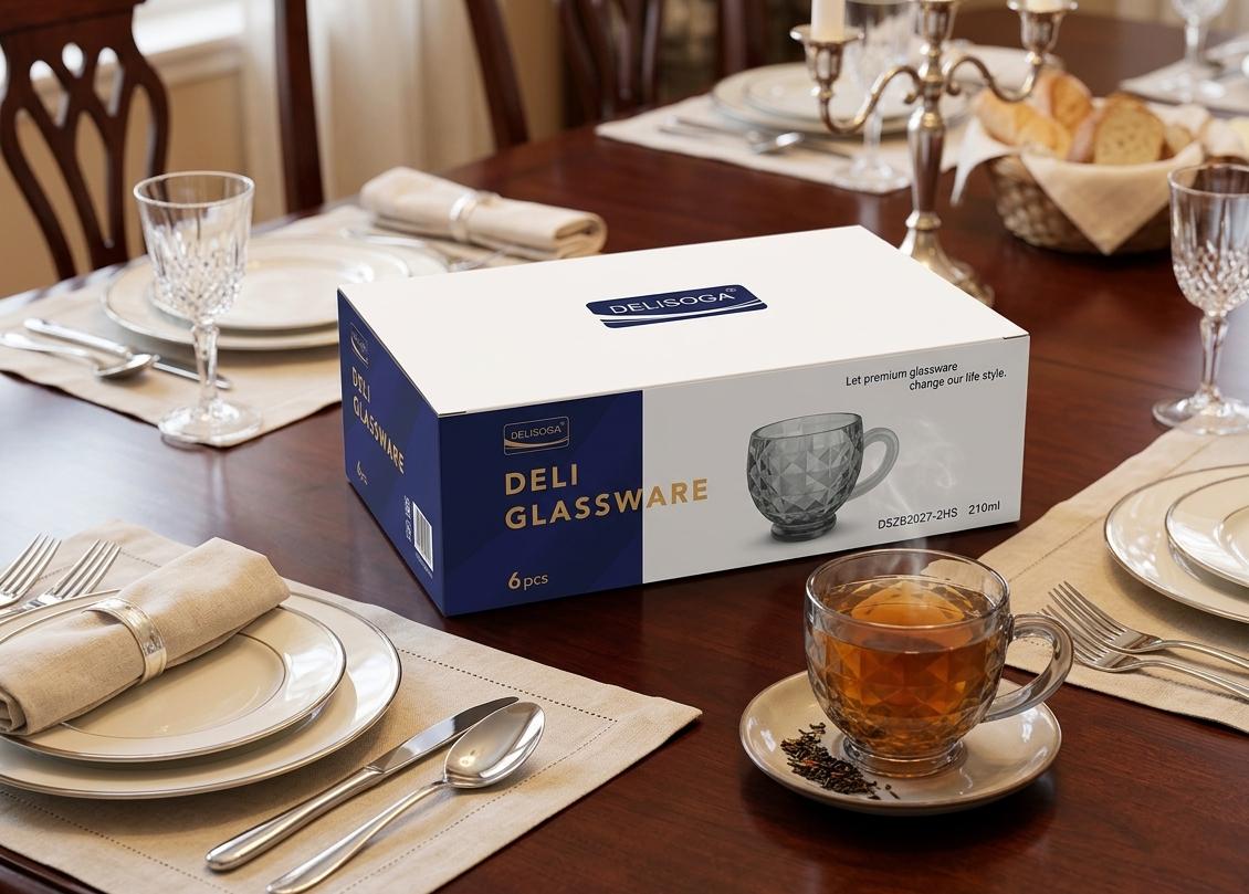 Transparent Glass Tea Cups