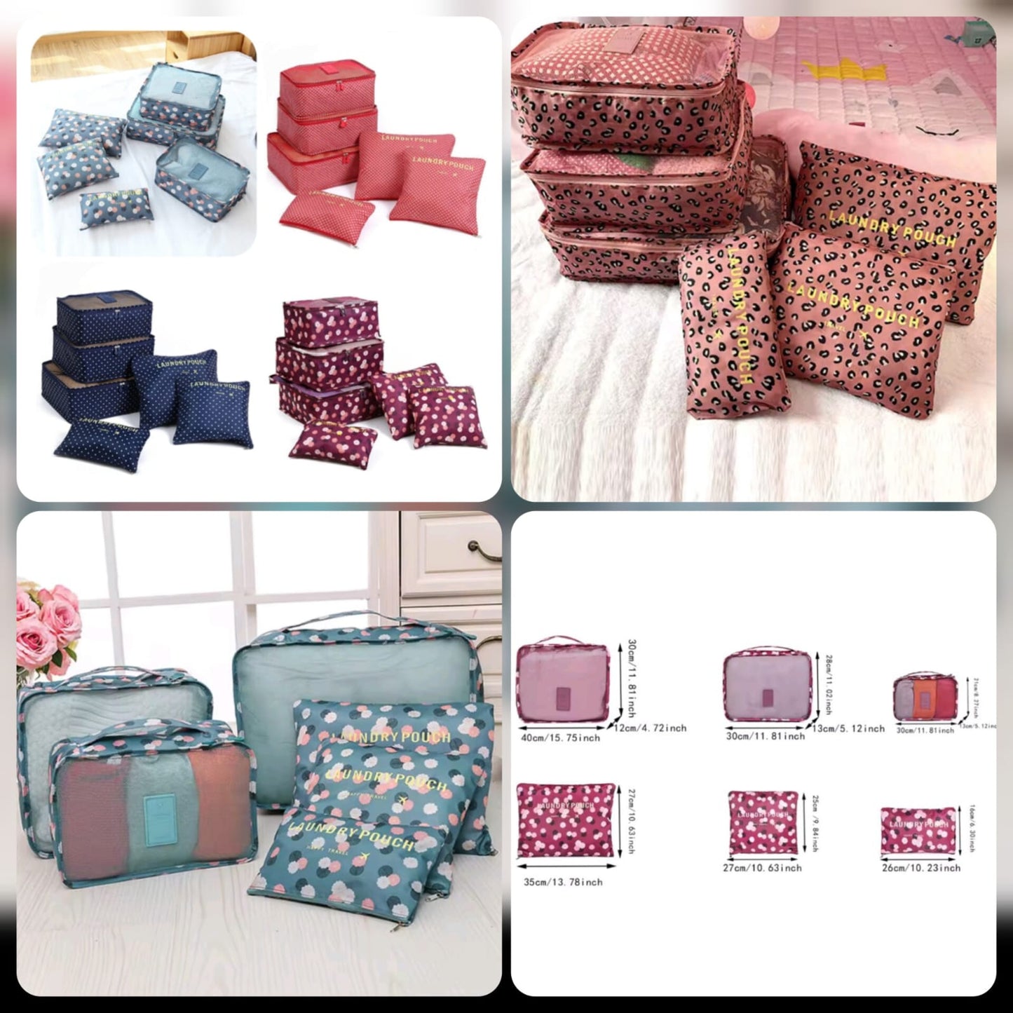 6pcs Pouch Organizer