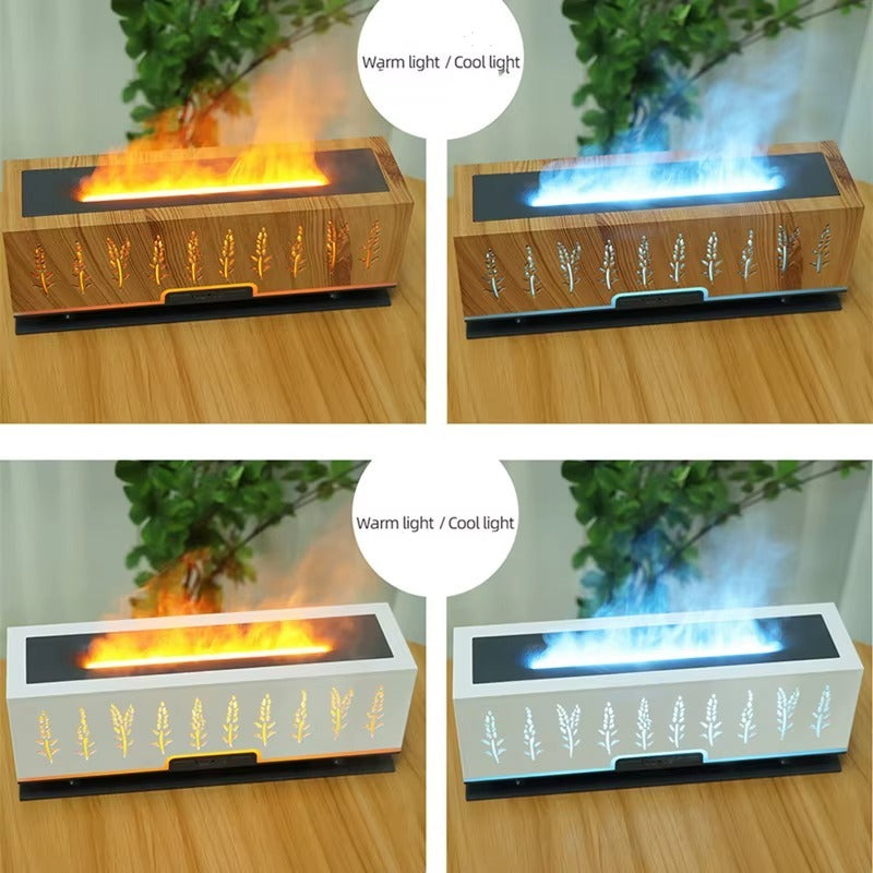Two-Color Flame Humidifier
