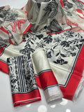 Un-stitched Floral Print