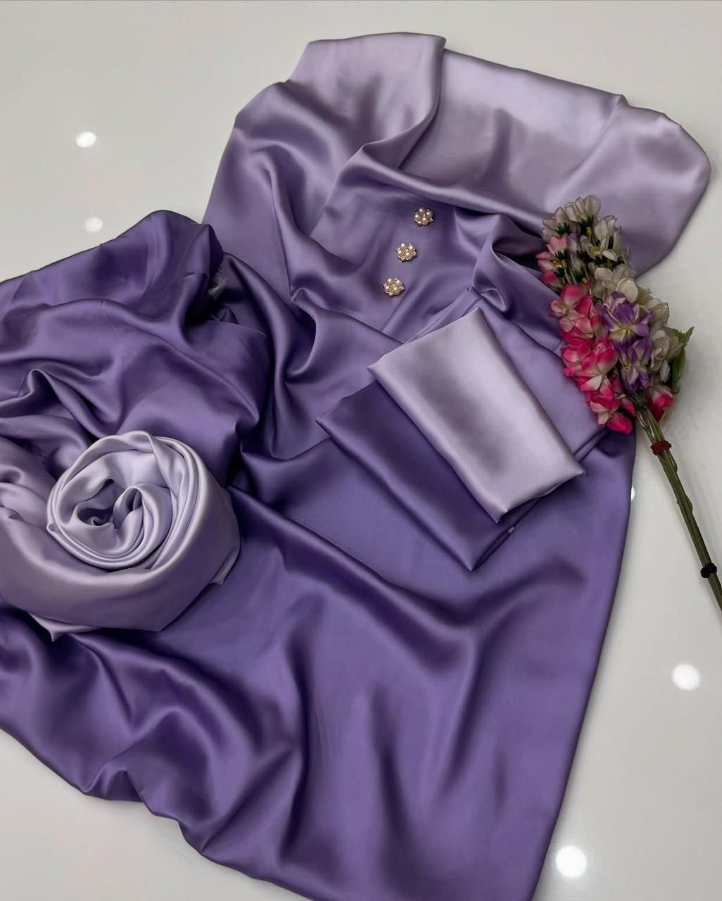 Un-stitched Floral Print
