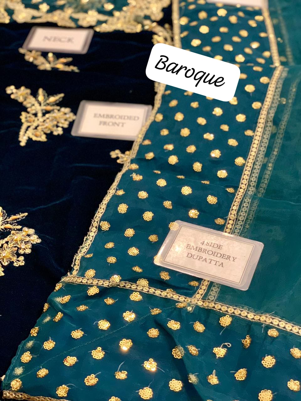 Velvet Embroidered Suit