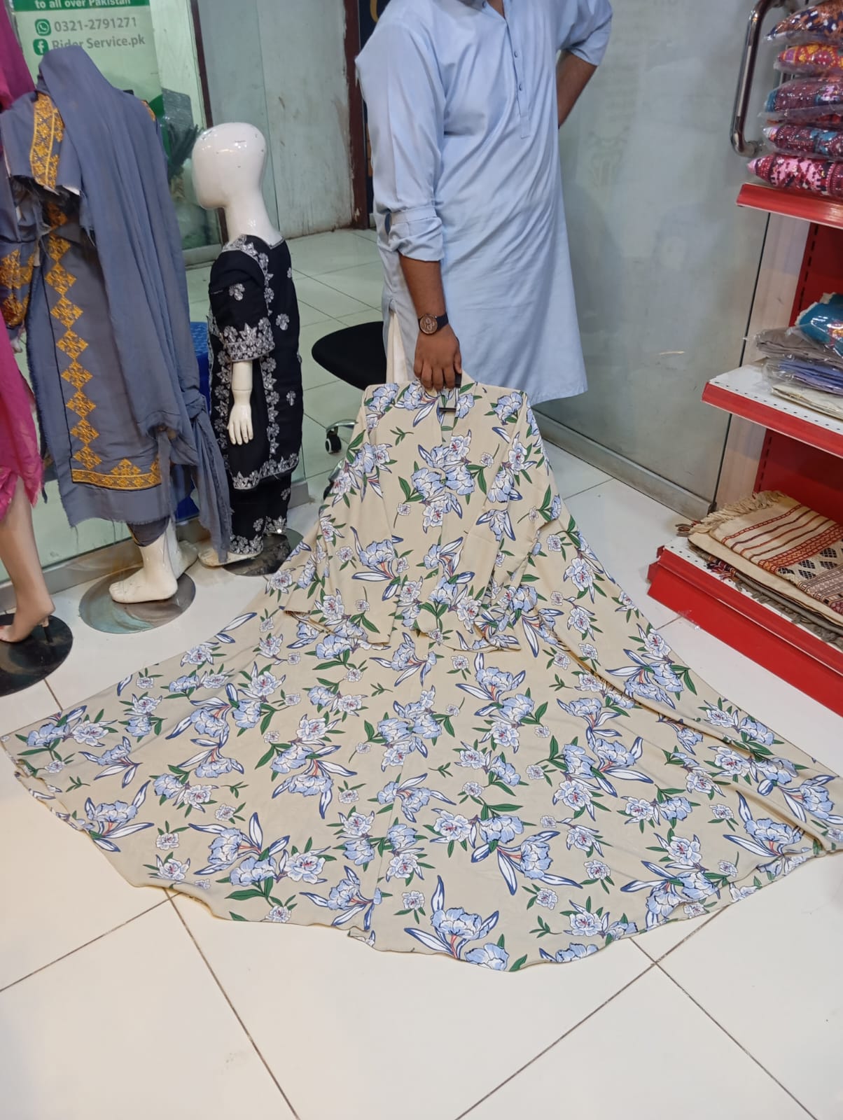 PRINTED ABAYA