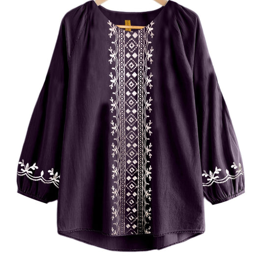 Embroidery top
