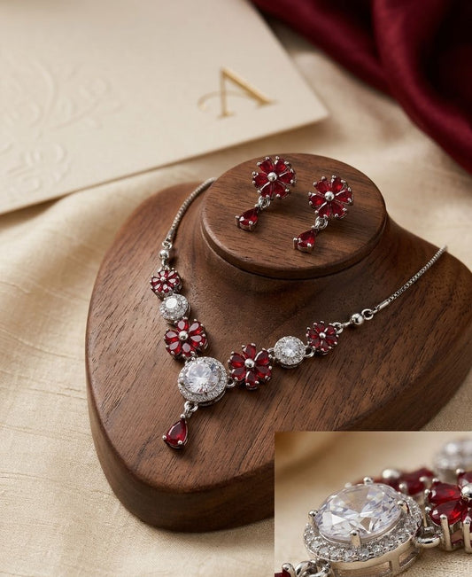 Zircon Locket Set