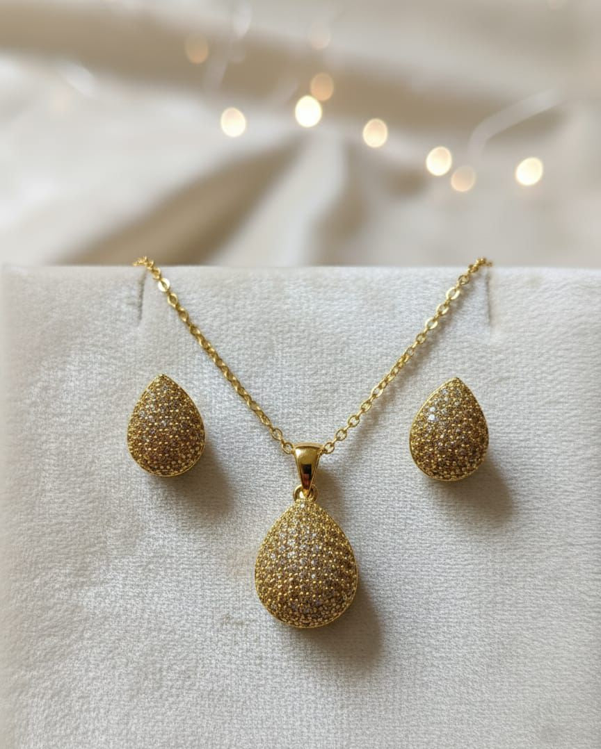 Zircon Locket Set