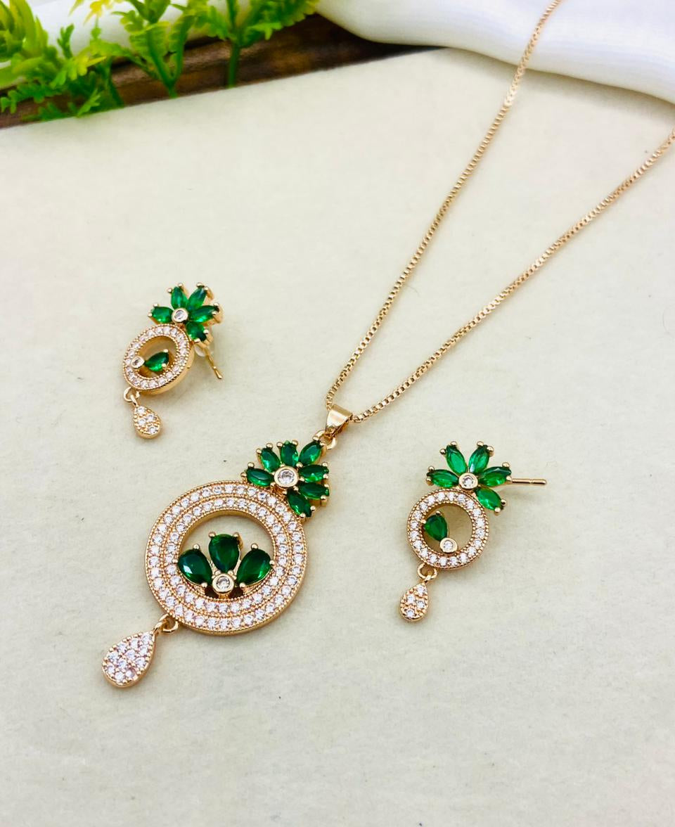 Zircon Locket Set
