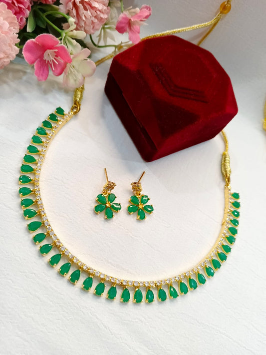 Zircon Necklace Set
