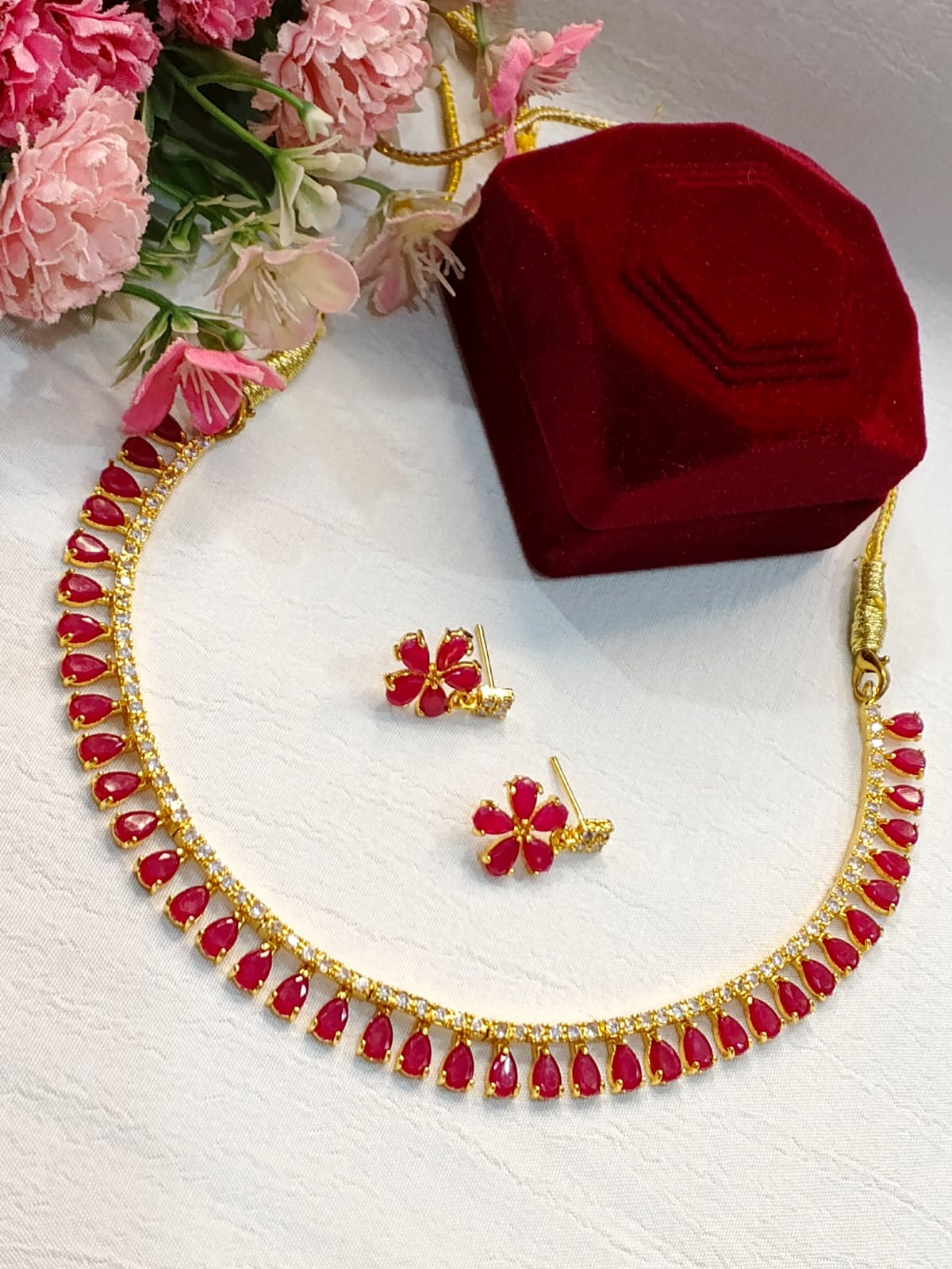 Zircon Necklace Set