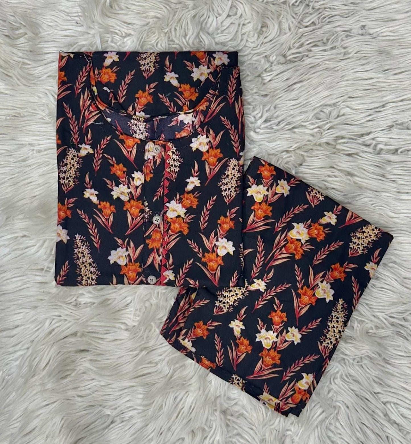 Printed 2 pcs suit