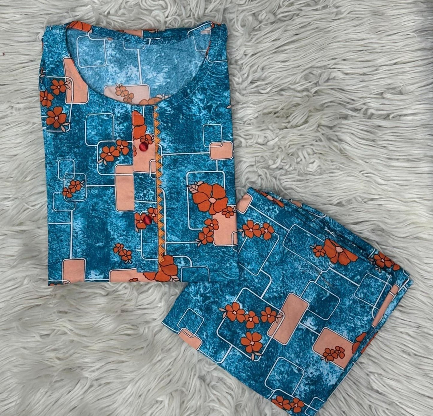 Printed 2 pcs suit