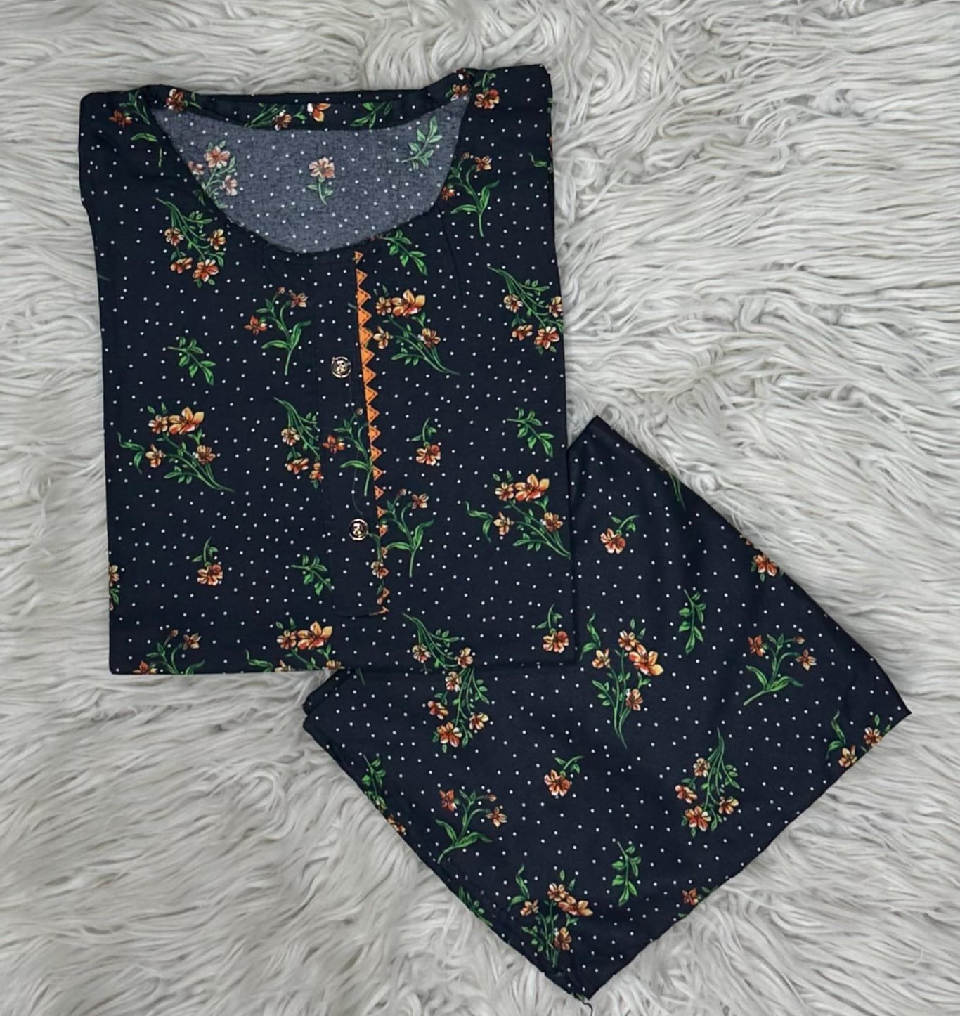 Printed 2 pcs suit