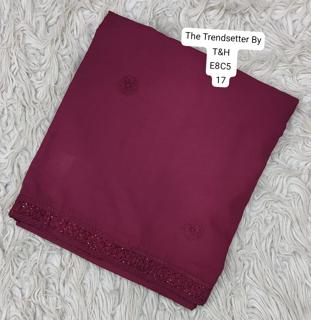 EMBROIDERY CHADDAR